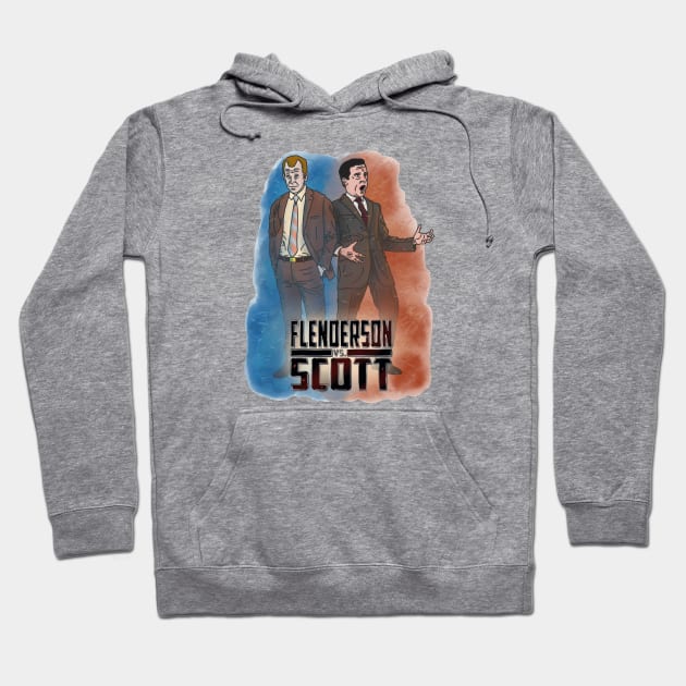 Flenderson Vs Scott Hoodie by Owllee Designs